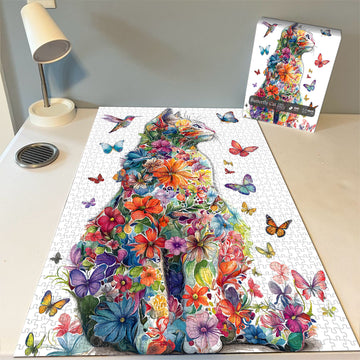Pun puzzle 1000 pezzi di puzzle gatto farfalla 1000 pezzi